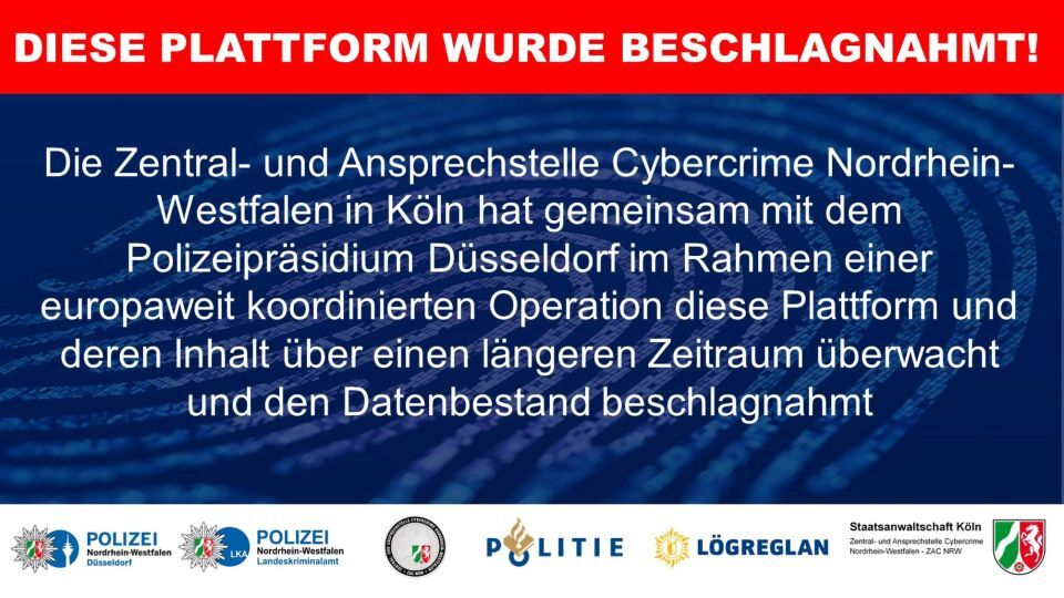 German-Dutch authorities shut down illegal marketplace Crimemarket after extensive joint investigation